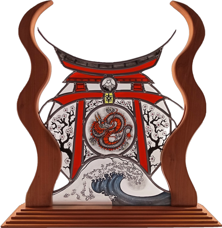 Portail-Japonais-Dragon SandnerGlass